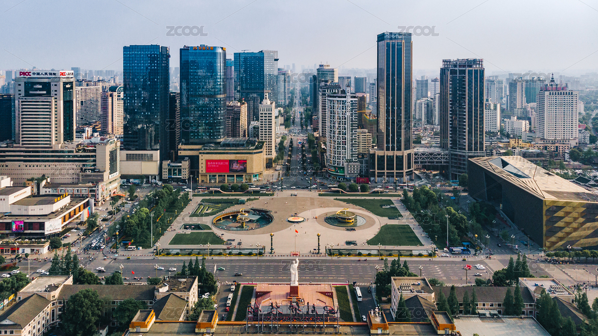 中國四川成都天府廣場城市風(fēng)景（主預(yù)覽-7003950） - 未分類 - 站酷設(shè)計(jì)師nesea原創(chuàng)素材 - 站酷ZCOOL