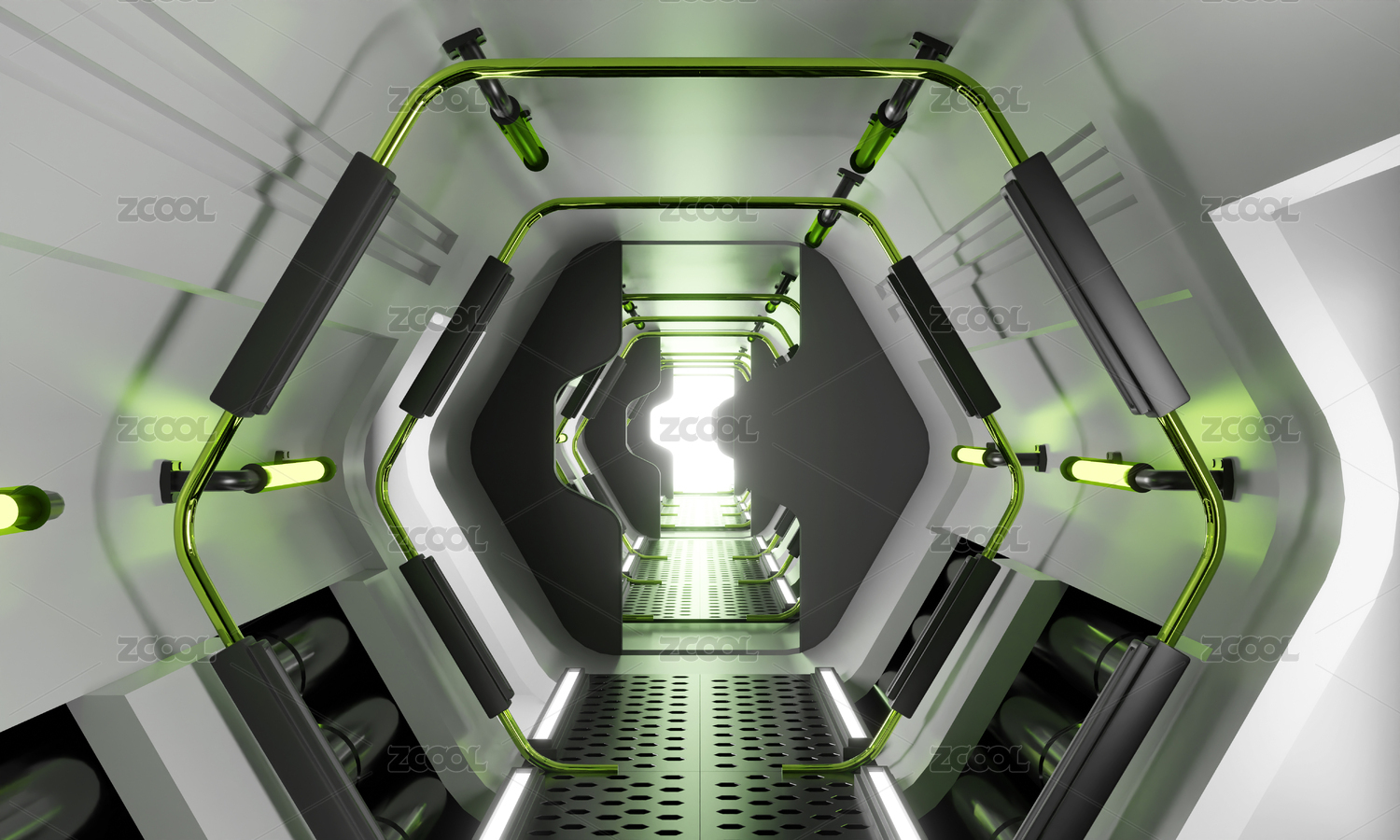 3D科幻空间场景