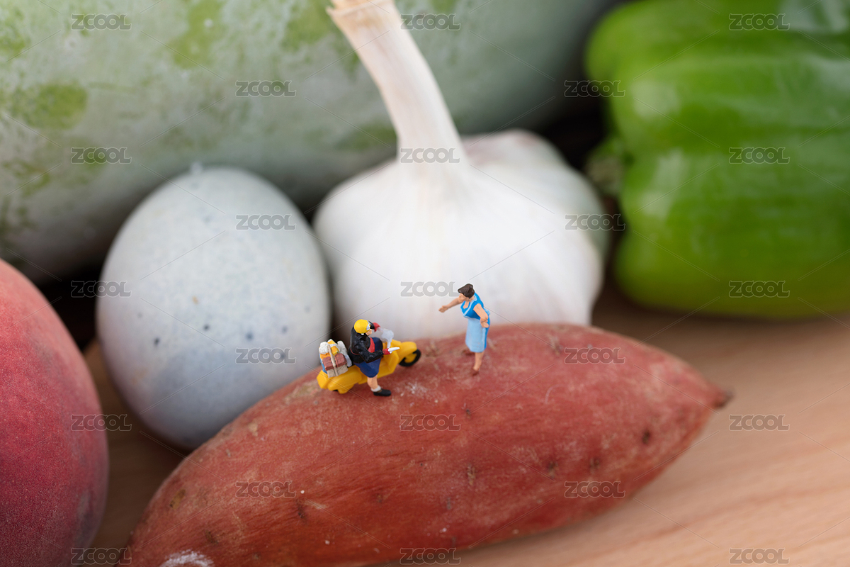 微縮攝影新鮮蔬菜送貨到家（主預(yù)覽-8833125） - 未分類 - 站酷設(shè)計(jì)師小羽怪原創(chuàng)素材 - 站酷ZCOOL