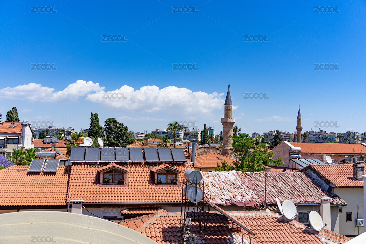 土耳其安塔利亞城市鳥瞰紅色屋頂（主預(yù)覽-8489736） - 未分類 - 站酷設(shè)計師彬一原創(chuàng)素材 - 站酷ZCOOL