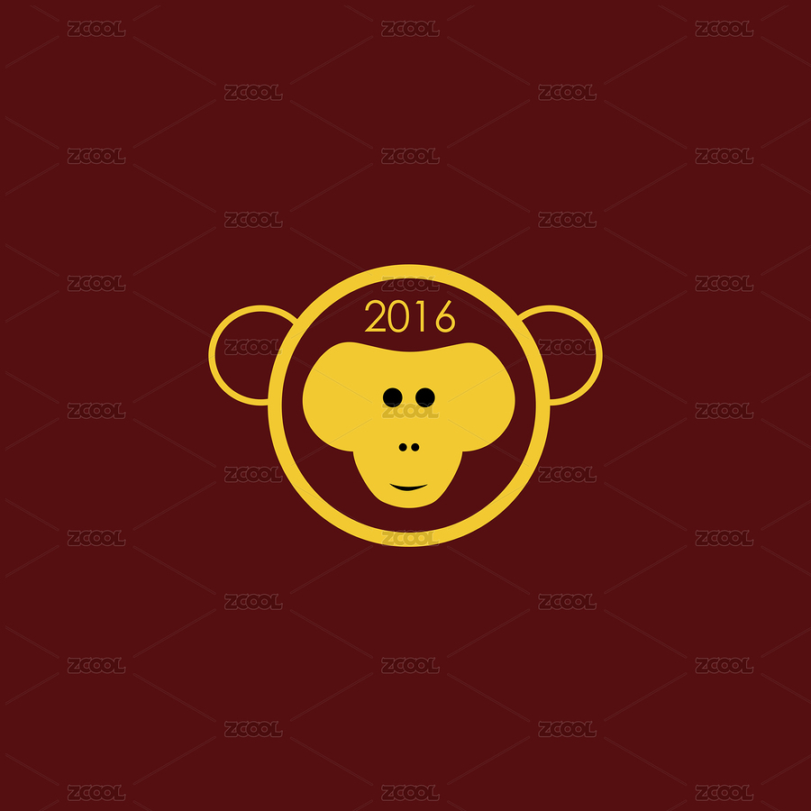 year of the monkey 2016（主預覽-8968810） - 未分類 - 站酷設(shè)計師hqrloveq原創(chuàng)素材 - 站酷ZCOOL