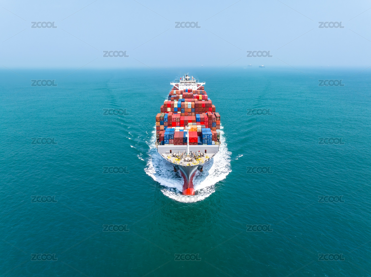 航拍視角海上航行的滿(mǎn)載的集裝箱貨輪日景（主預(yù)覽-7677776） - 未分類(lèi) - 站酷設(shè)計(jì)師webstar15原創(chuàng)素材 - 站酷ZCOOL
