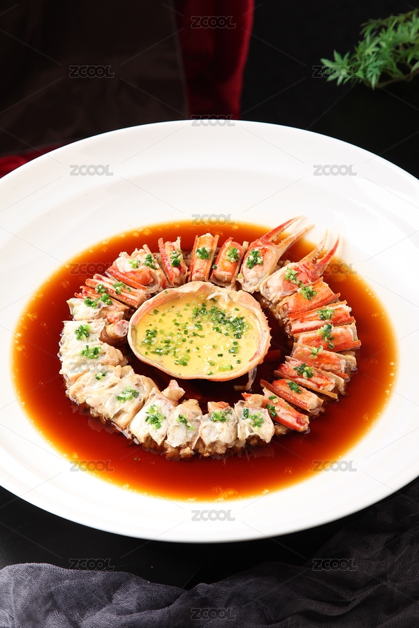 意大利黑醋汁长脚蟹（主预览-890955） - 未分类 - 站酷设计师醉美中国菜原创素材 - 站酷ZCOOL