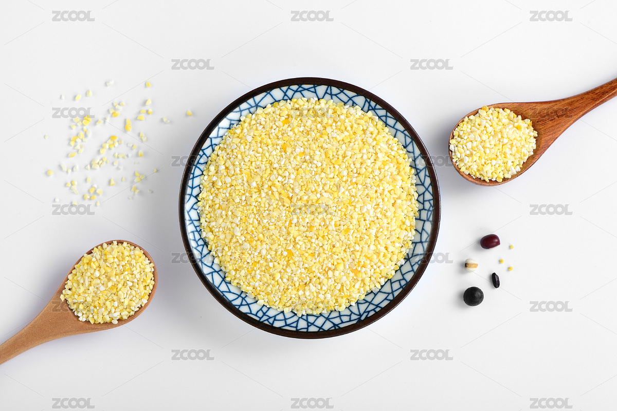 白色背景上的五谷杂粮玉米碎（主预览-2534872） - 未分类 - 站酷设计师始终如一2021原创素材 - 站酷ZCOOL