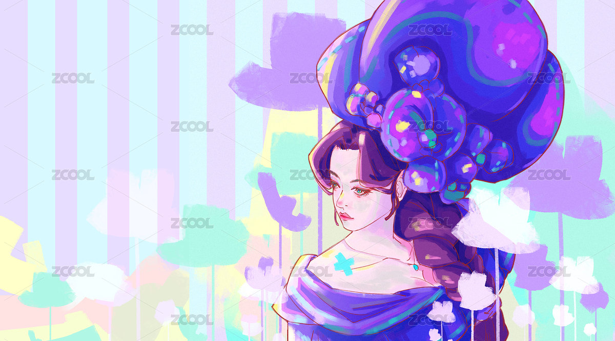 女孩心情-時尚糖果紫（主預(yù)覽-7965276） - 未分類 - 站酷設(shè)計師翎木翎木原創(chuàng)素材 - 站酷ZCOOL