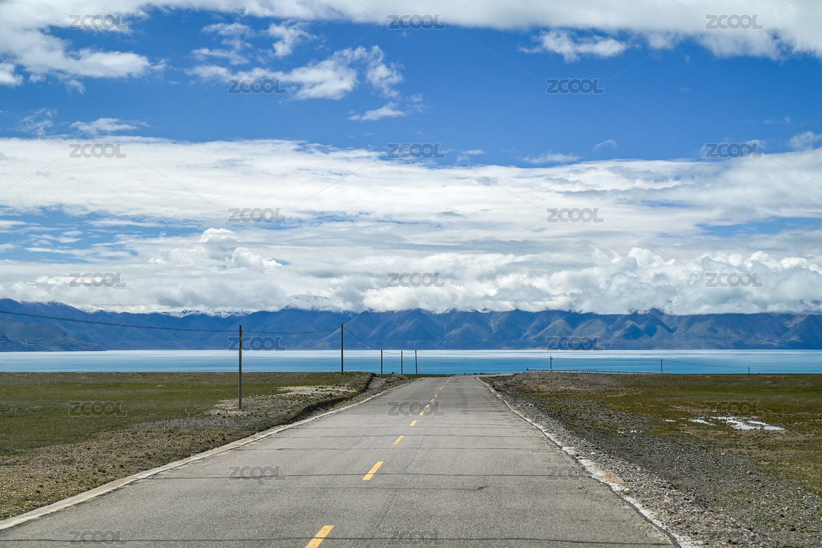 中國(guó)西藏當(dāng)惹雍錯(cuò) 公路通向藍(lán)色湖水（主預(yù)覽-12059831） - 未分類 - 站酷設(shè)計(jì)師CreamLeeee原創(chuàng)素材 - 站酷ZCOOL