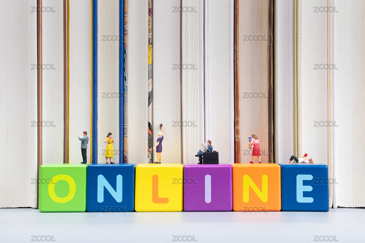 线上网上阅读网络书城online字母积木英文单词教育线上培训（主预览-7586000） - 未分类 - 站酷设计师黑白凑原创素材 - 站酷ZCOOL