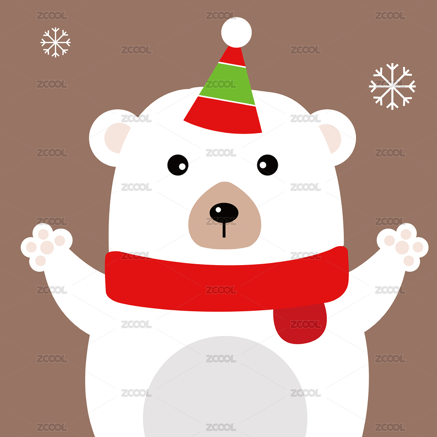 手繪矢量插畫(huà)小白熊（主預(yù)覽-378627） - 未分類 - 站酷設(shè)計(jì)師zhouxiaoxin原創(chuàng)素材 - 站酷ZCOOL