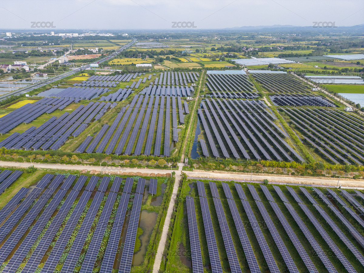 航拍中國安徽省宣城市宣州區(qū)洪林鎮(zhèn)漁光互補（主預(yù)覽-8623538） - 未分類 - 站酷設(shè)計師yuwenling原創(chuàng)素材 - 站酷ZCOOL