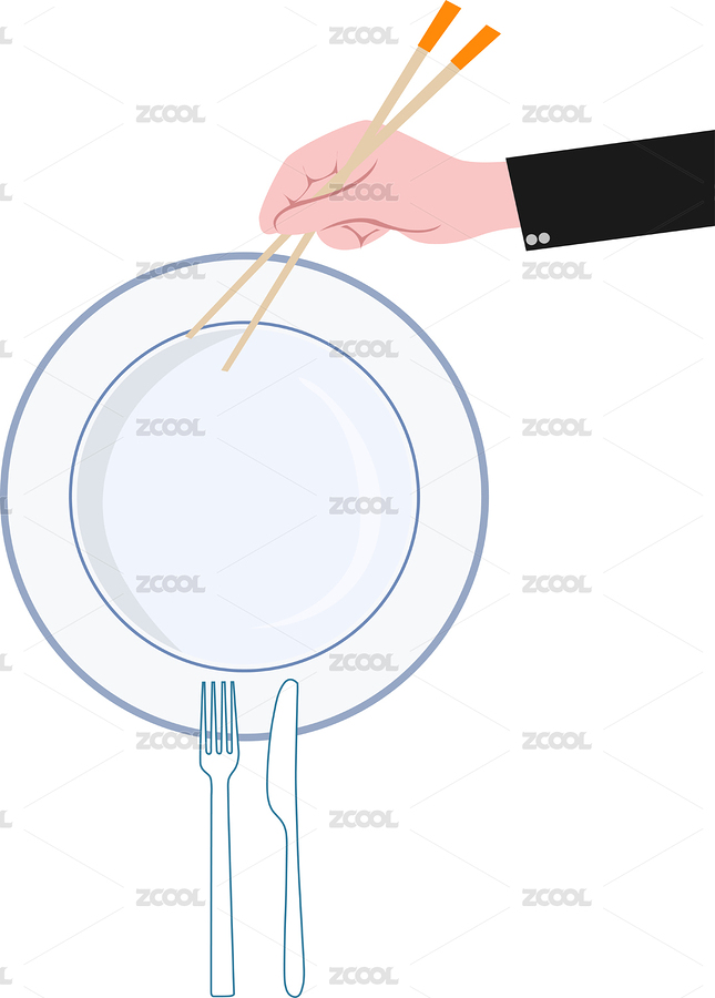 餐饮浪费粮食问题概念插画（主预览-8476827） - 未分类 - 站酷设计师猎茶人原创素材 - 站酷ZCOOL