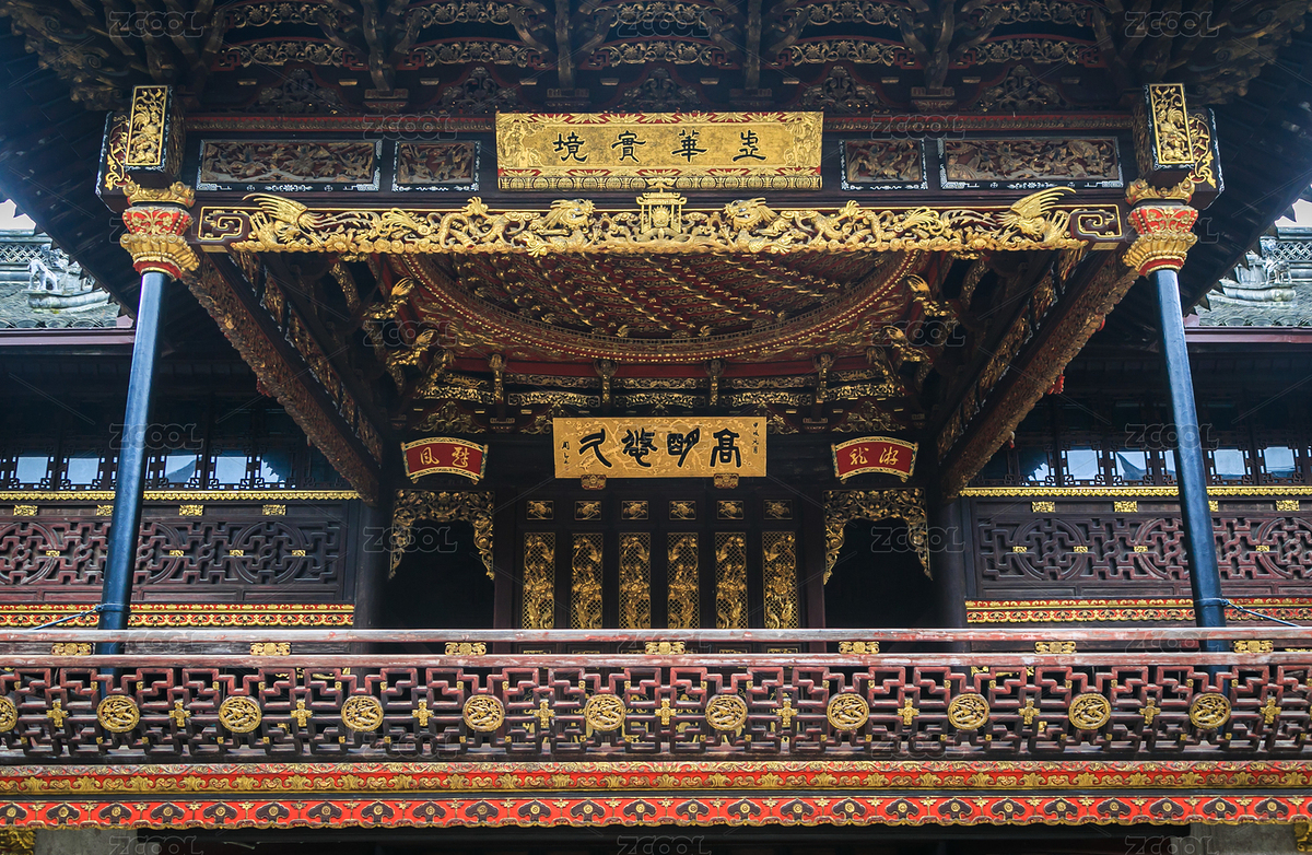 天一閣戲臺建筑風(fēng)格（主預(yù)覽-866569） - 未分類 - 站酷設(shè)計師lwb87原創(chuàng)素材 - 站酷ZCOOL