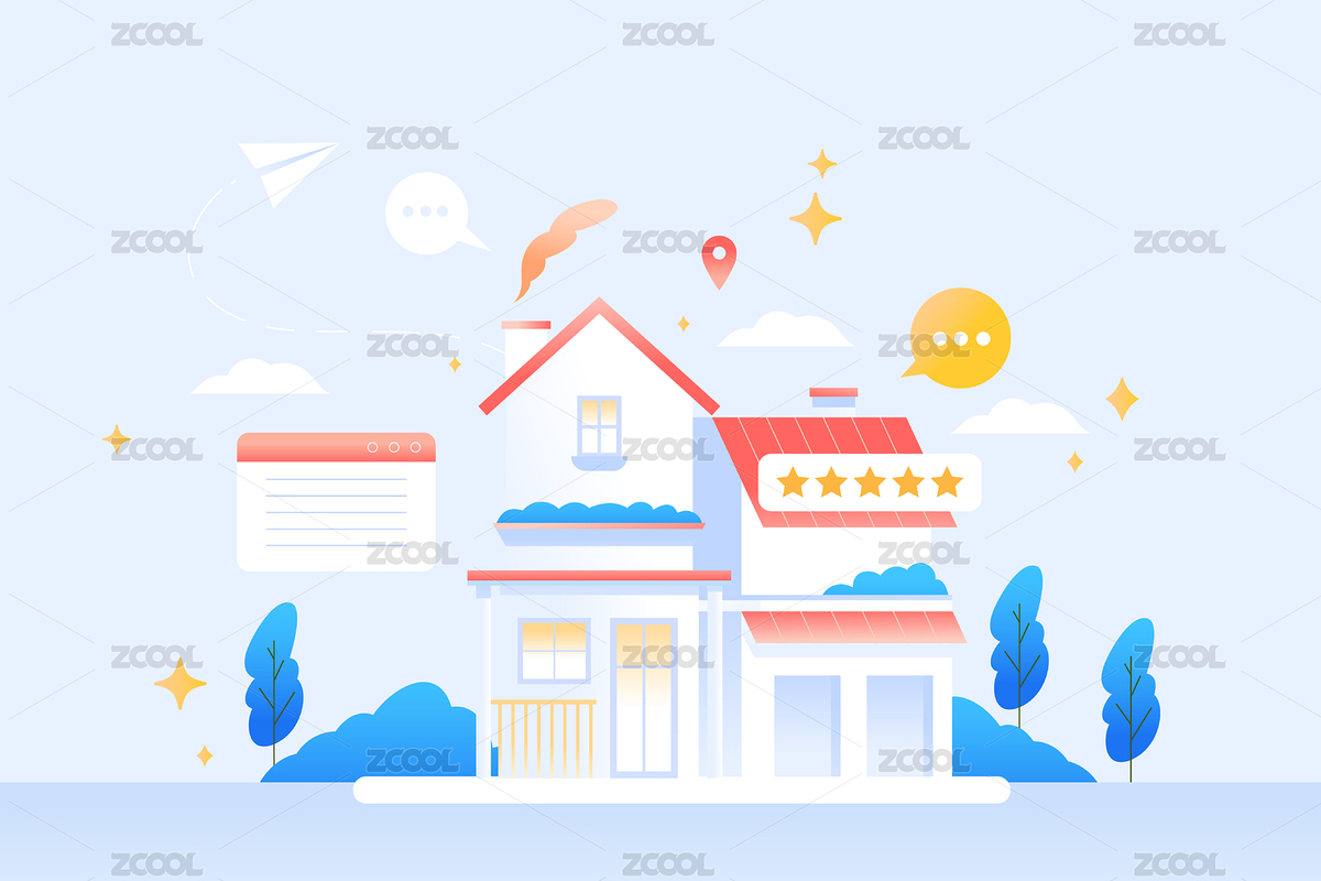 商务房地产矢量插画（主预览-1491742） - 未分类 - 站酷设计师keeein原创素材 - 站酷ZCOOL