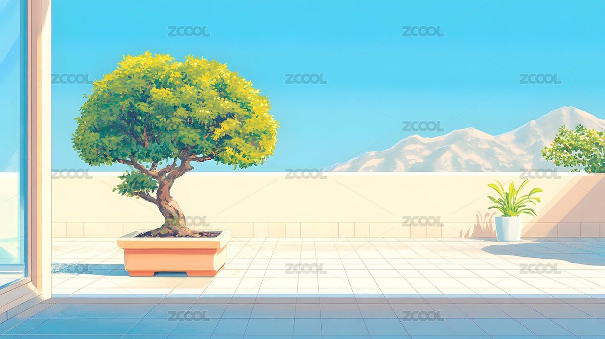 小清新植物盆景樹插畫（主預(yù)覽-251293） - 未分類 - 站酷設(shè)計師DEX2011原創(chuàng)素材 - 站酷ZCOOL