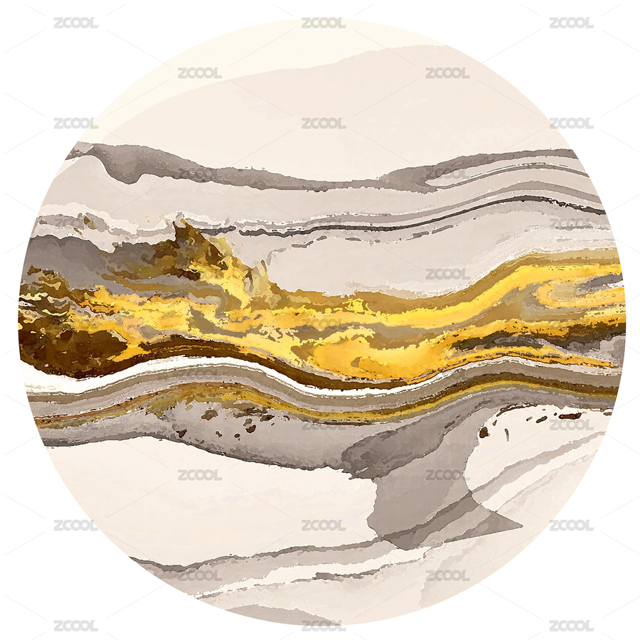 現(xiàn)代手繪抽象鎏金玄關(guān)裝飾畫北歐掛畫（主預(yù)覽-3118033） - 未分類 - 站酷設(shè)計(jì)師心靈藝坊原創(chuàng)素材 - 站酷ZCOOL