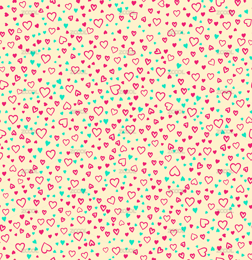 彩色桃心無縫圖案（主預(yù)覽-9675249） - 未分類 - 站酷設(shè)計師BernieONE原創(chuàng)素材 - 站酷ZCOOL