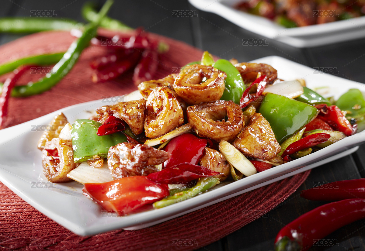 美味的中式菜品，辣炒肥腸（主預(yù)覽-6581577） - 未分類 - 站酷設(shè)計(jì)師lichaoshu原創(chuàng)素材 - 站酷ZCOOL