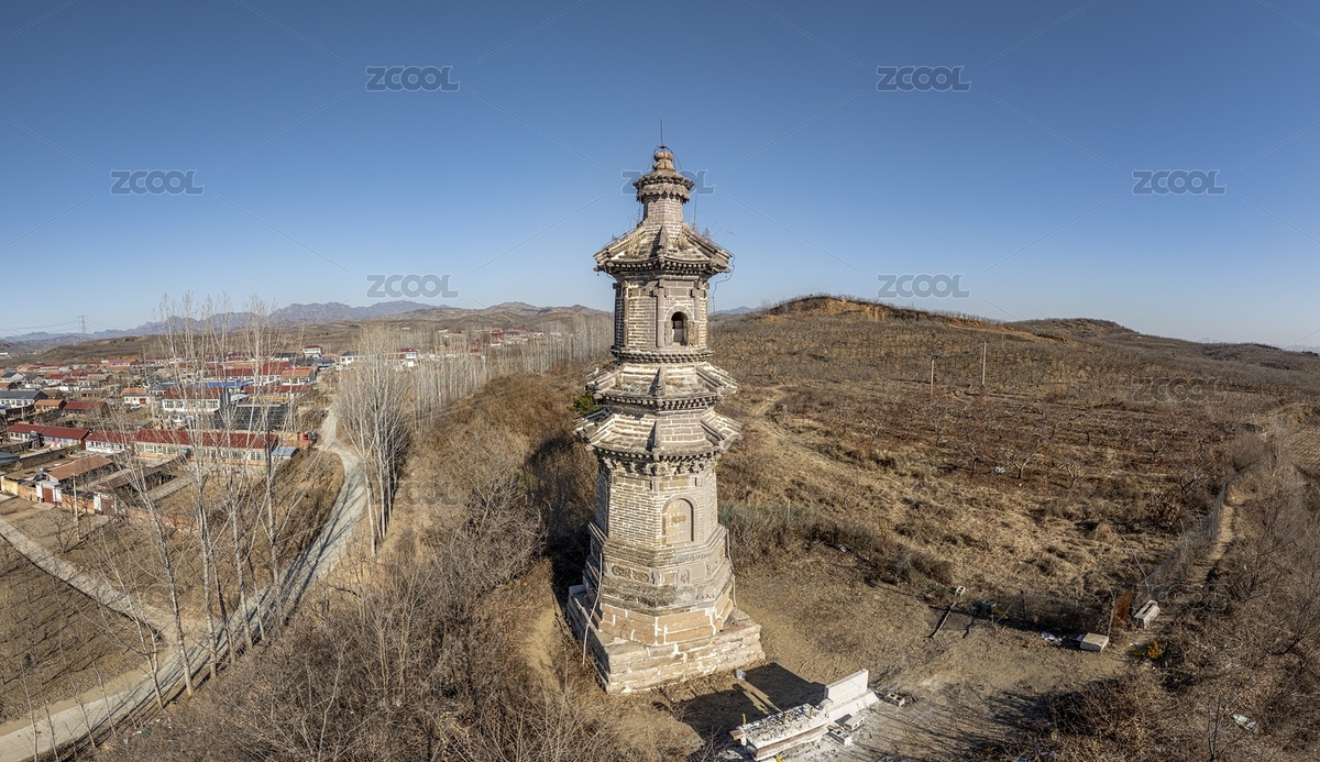 河北省唐山市遵化市塔頭寺村遼代保安塔航拍（主預(yù)覽-3909278） - 未分類 - 站酷設(shè)計(jì)師JuikangHsieh原創(chuàng)素材 - 站酷ZCOOL