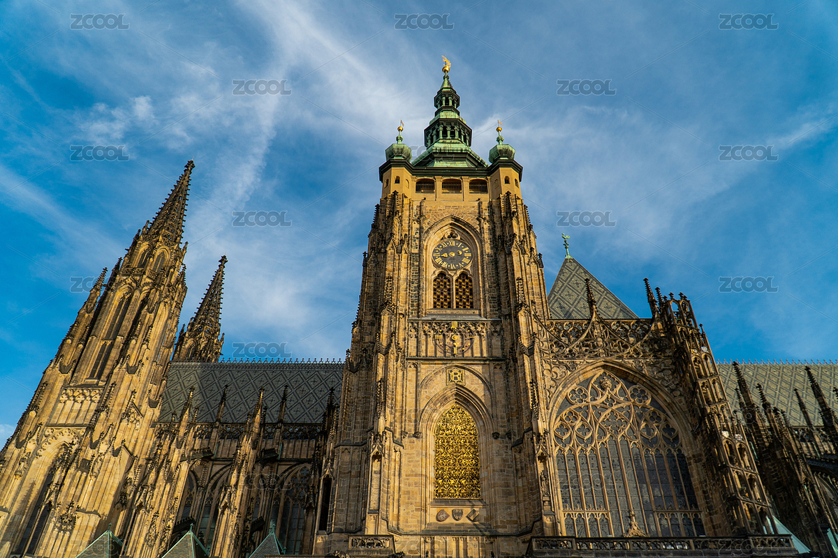 歐洲捷克布拉格圣維特教堂晴天正側(cè)面中近景（主預(yù)覽-6069798） - 未分類 - 站酷設(shè)計(jì)師CcccCccc1005原創(chuàng)素材 - 站酷ZCOOL