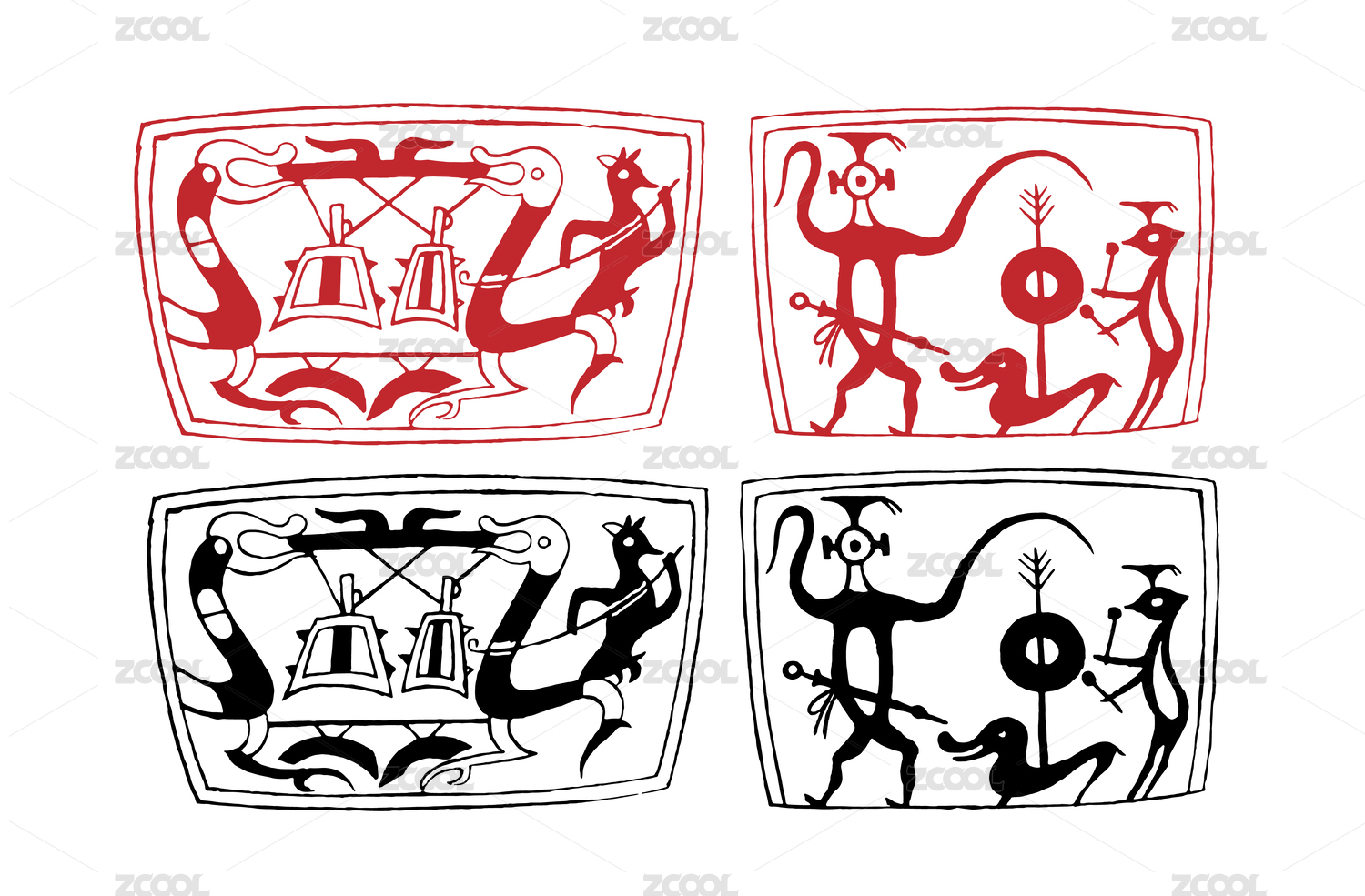 中国古代传统纹饰图案