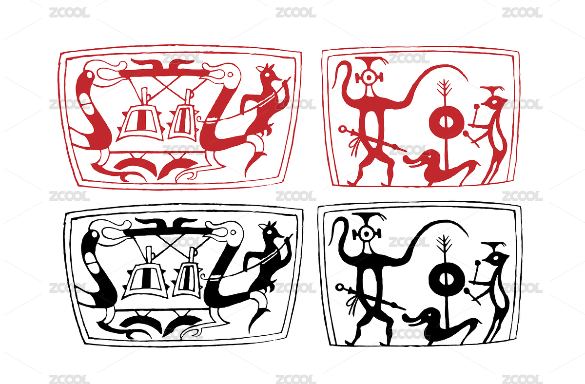 中国古代传统纹饰图案（主预览-6054257） - 未分类 - 站酷设计师汪流全原创素材 - 站酷ZCOOL