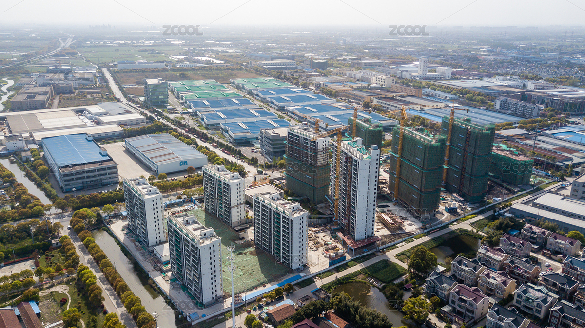 中国苏州一处在建楼盘航拍（主预览-8783034） - 未分类 - 站酷设计师丁露飞翔原创素材 - 站酷ZCOOL