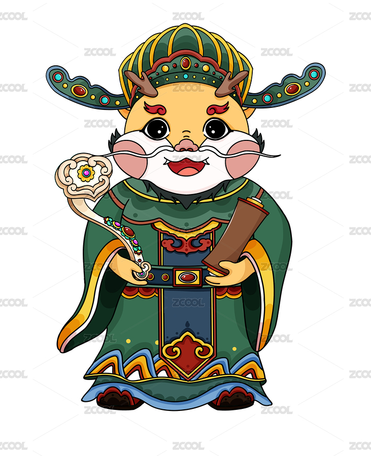 龙年禄星IP设计（主预览-7663151） - 未分类 - 站酷设计师拾贰Li原创素材 - 站酷ZCOOL