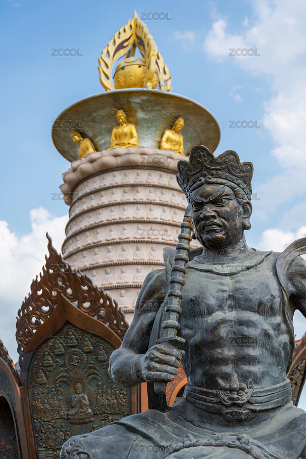 夏季白天江蘇徐州寶蓮寺佛塔金剛像特寫（主預覽-4664476） - 未分類 - 站酷設計師Foto貓原創(chuàng)素材 - 站酷ZCOOL