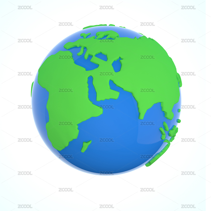 3D地球模型上的红海（主预览-4208527） - 未分类 - 站酷设计师颜辉视觉原创素材 - 站酷ZCOOL