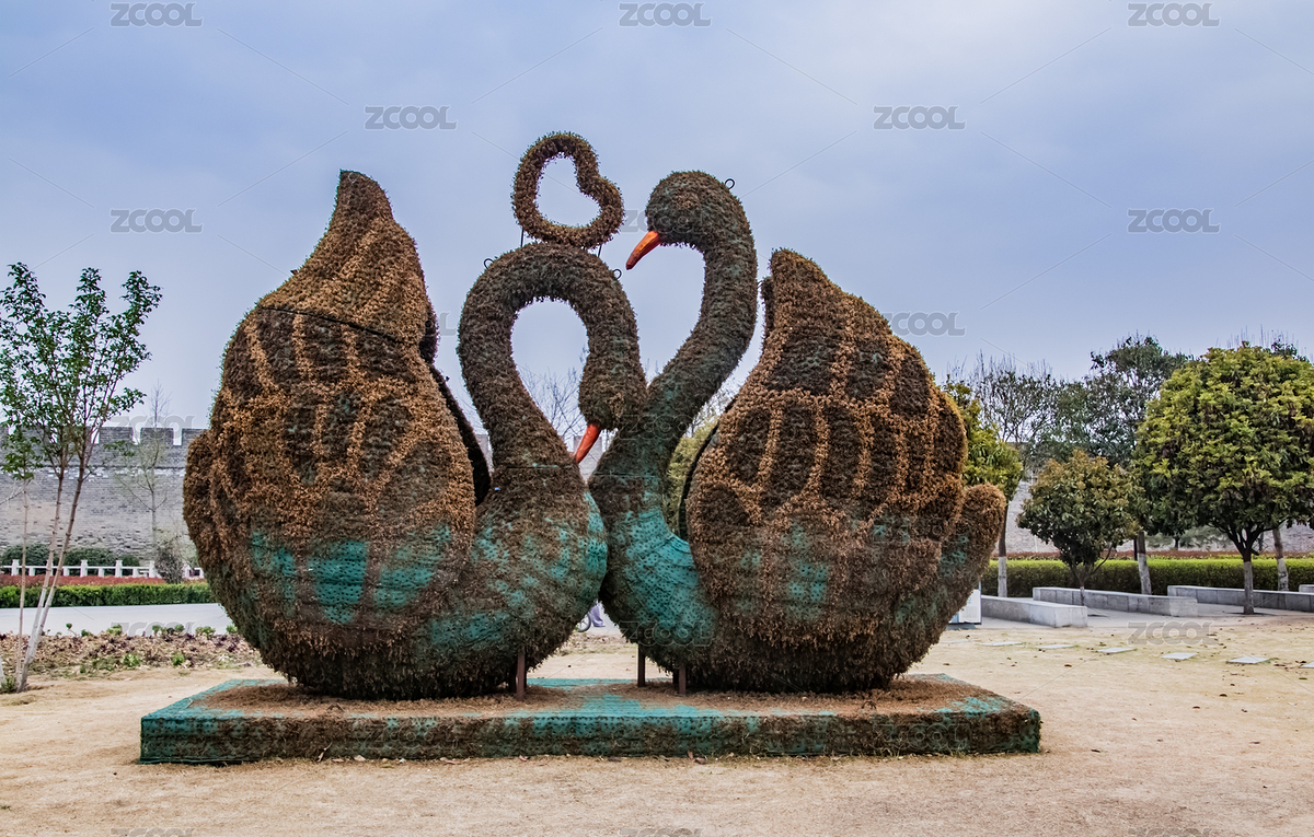 河南省開(kāi)封市街頭天鵝雕塑建筑（主預(yù)覽-3372608） - 未分類(lèi) - 站酷設(shè)計(jì)師贊贊尼原創(chuàng)素材 - 站酷ZCOOL