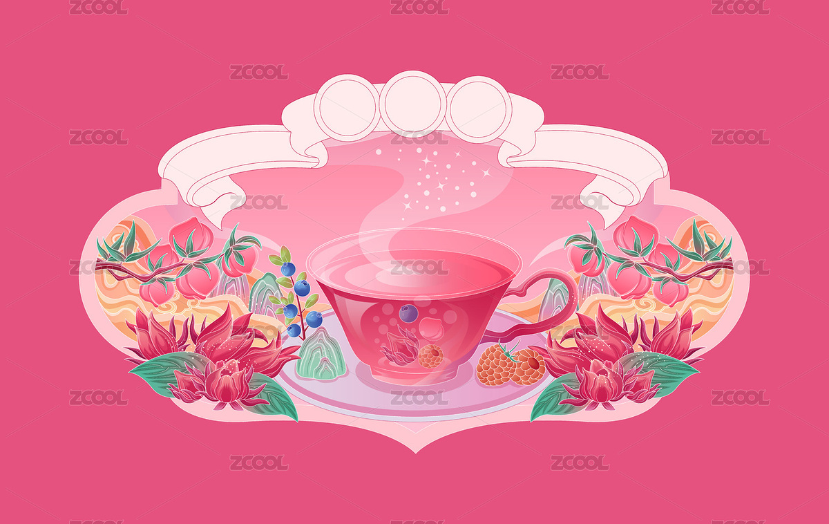 中國風包裝設(shè)計-花果茶（主預(yù)覽-7868718） - 未分類 - 站酷設(shè)計師一只耕牛原創(chuàng)素材 - 站酷ZCOOL