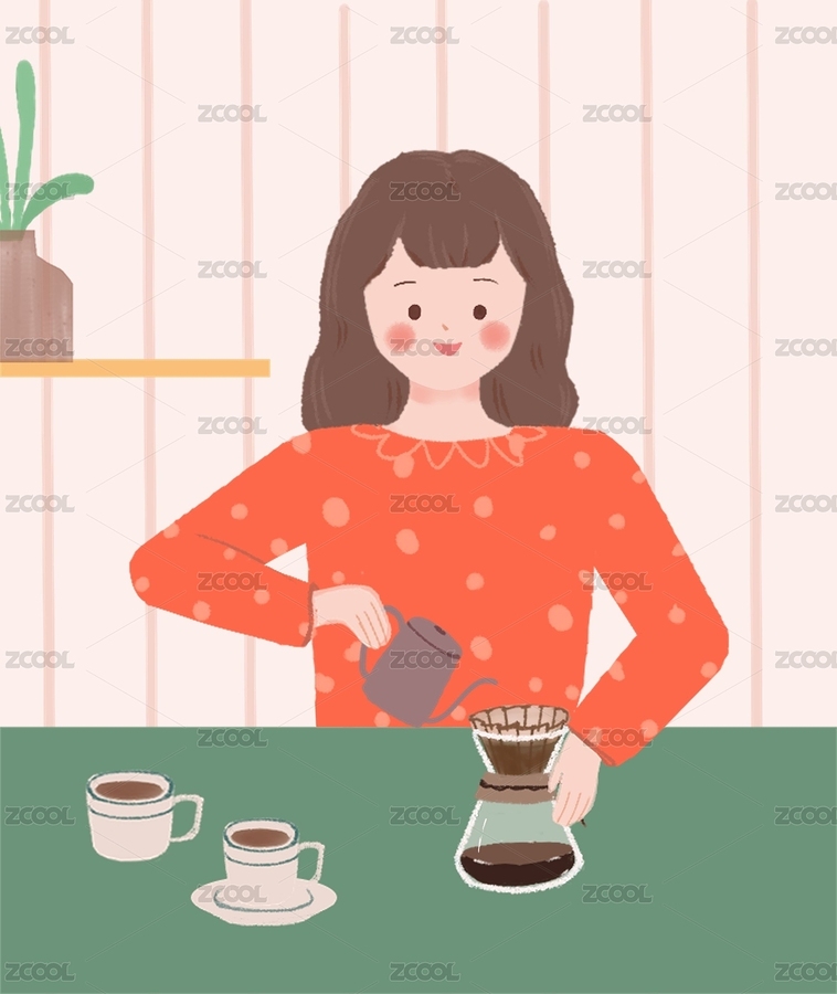 女孩居家生活日常（主預(yù)覽-2349102） - 未分類 - 站酷設(shè)計(jì)師Yoyo捷縵原創(chuàng)素材 - 站酷ZCOOL