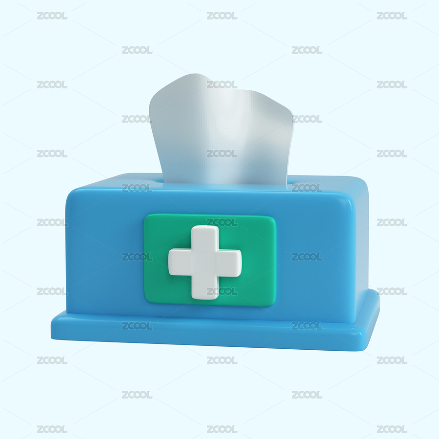 3D家庭防护抽纸巾图标（主预览-8980370） - 未分类 - 站酷设计师米兰的打铁铺原创素材 - 站酷ZCOOL