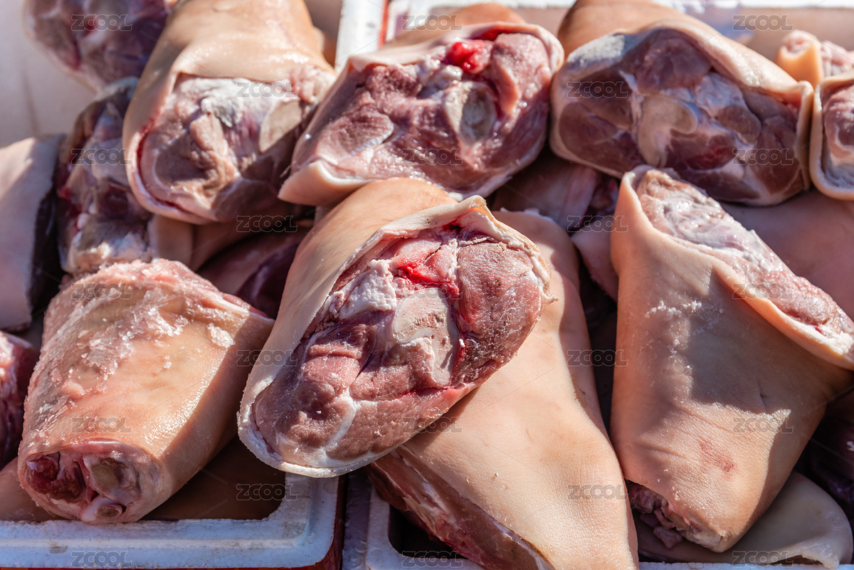 中國農(nóng)村大集市場(chǎng)上的生豬肘子（主預(yù)覽-8585524） - 未分類 - 站酷設(shè)計(jì)師zkhlxm原創(chuàng)素材 - 站酷ZCOOL