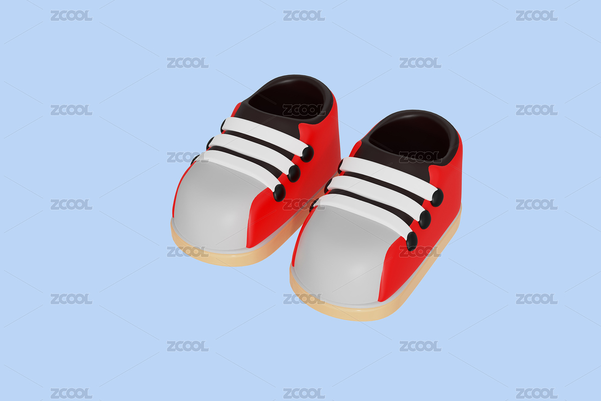 鞋子三維插畫（主預(yù)覽-7964805） - 未分類 - 站酷設(shè)計(jì)師粘鍋原創(chuàng)素材 - 站酷ZCOOL