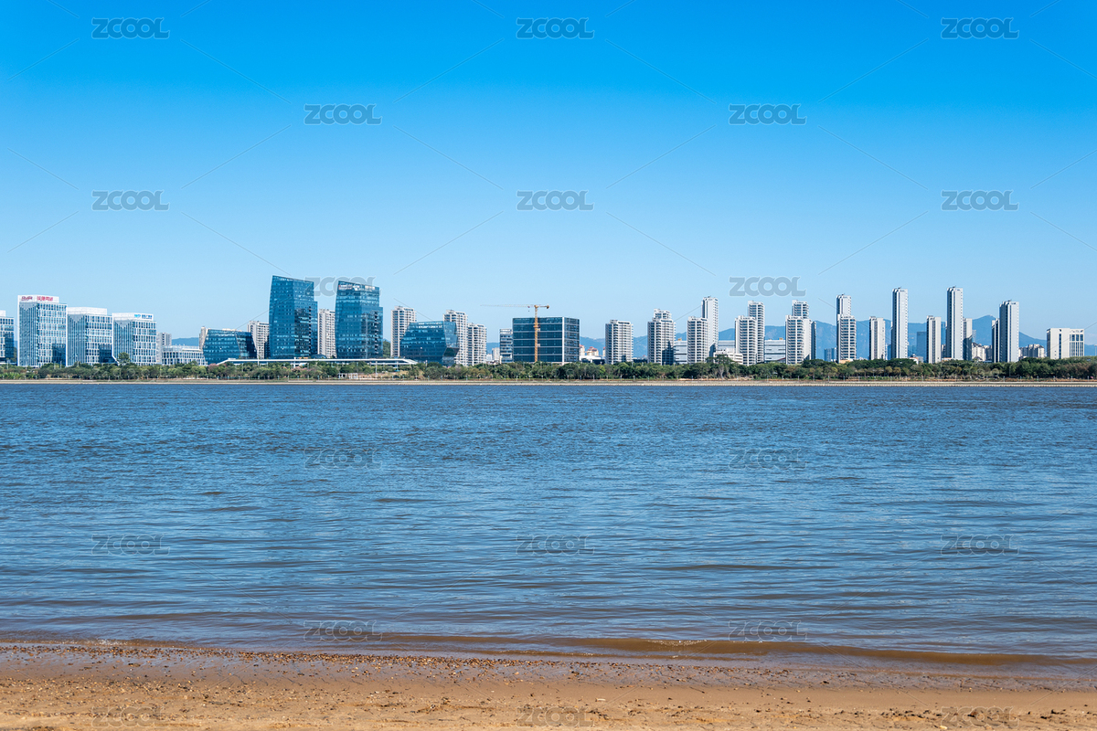 福州閩江的水面沙灘與現(xiàn)代化城市建筑發(fā)展（主預(yù)覽-12365688） - 未分類 - 站酷設(shè)計師ian12138原創(chuàng)素材 - 站酷ZCOOL