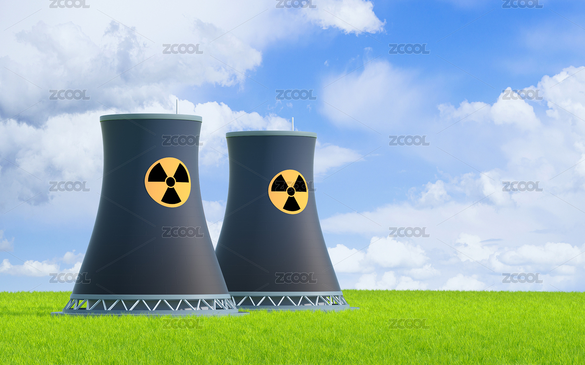 核能工廠與核能發(fā)電站3D渲染（主預覽-4405594） - 未分類 - 站酷設計師VinkFan原創(chuàng)素材 - 站酷ZCOOL