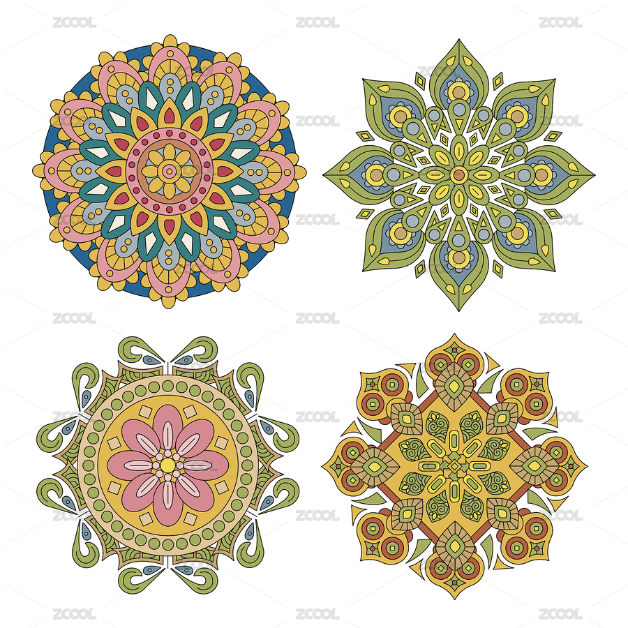 传统古典纹样图案（主预览-3624958） - 未分类 - 站酷设计师LIUXWEN原创素材 - 站酷ZCOOL