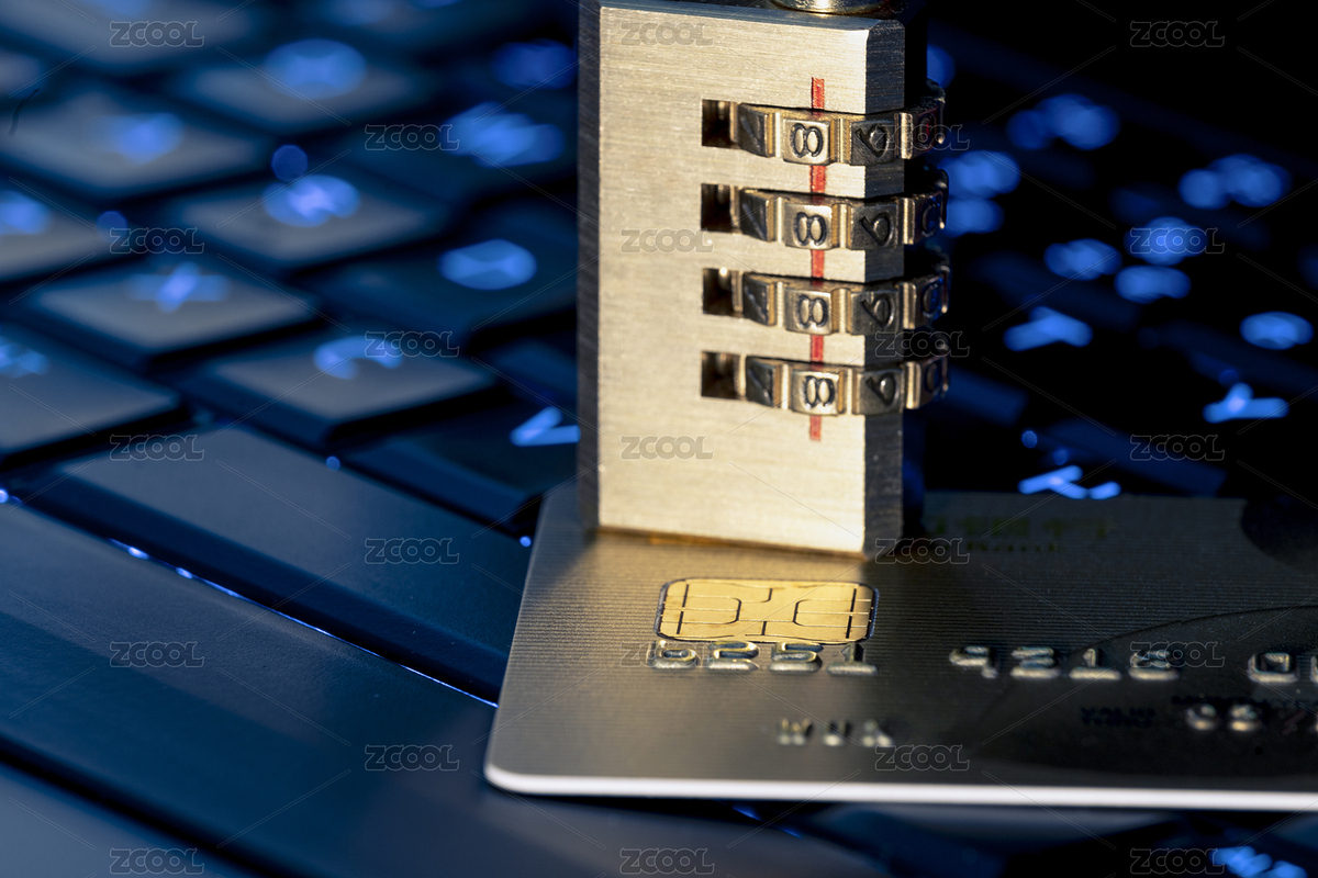 互聯(lián)網(wǎng)金融安全 信用卡鎖頭與電腦（主預(yù)覽-8375335） - 未分類 - 站酷設(shè)計師Z35432423原創(chuàng)素材 - 站酷ZCOOL