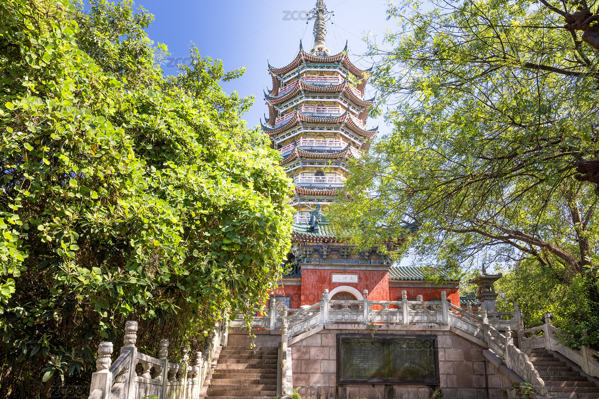 江蘇省鎮(zhèn)江焦山風(fēng)景區(qū)山頂萬(wàn)佛塔（主預(yù)覽-9707790） - 未分類(lèi) - 站酷設(shè)計(jì)師秋影隨風(fēng)原創(chuàng)素材 - 站酷ZCOOL