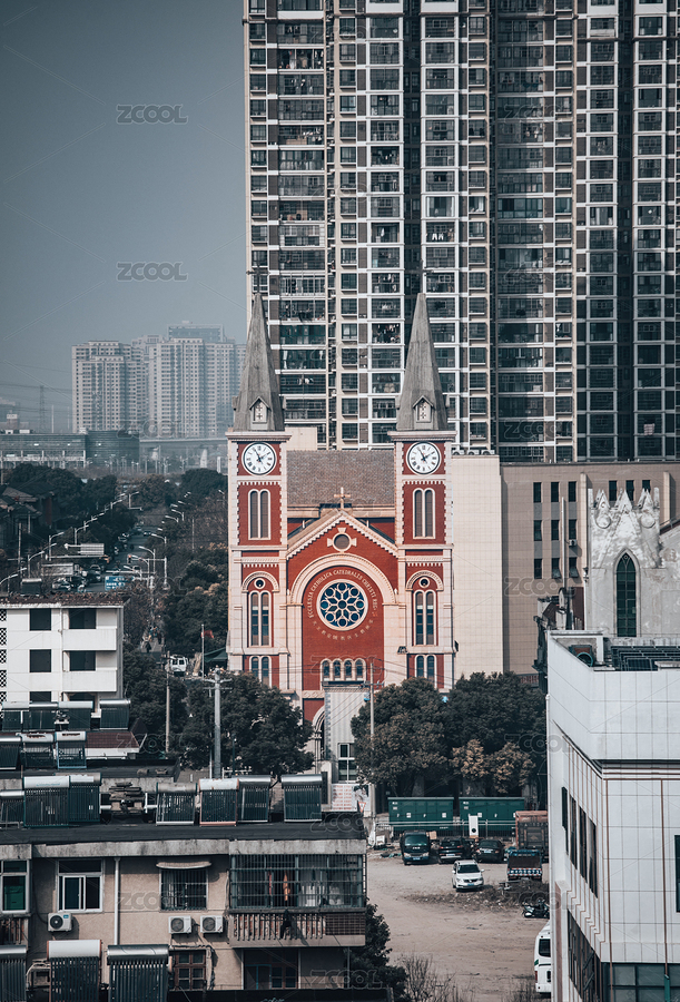 安徽省合肥市扶疏路天主堂建筑外觀（主預(yù)覽-11955464） - 未分類 - 站酷設(shè)計(jì)師Shirley_雪梨醬原創(chuàng)素材 - 站酷ZCOOL