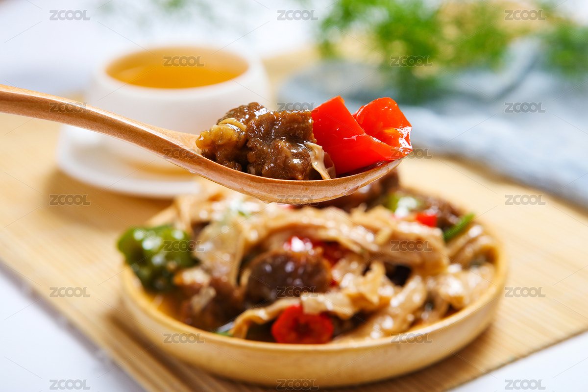 風(fēng)味家常菜青椒紅辣椒腐竹燉牛腩（主預(yù)覽-7761388） - 未分類 - 站酷設(shè)計(jì)師曇華碎影原創(chuàng)素材 - 站酷ZCOOL