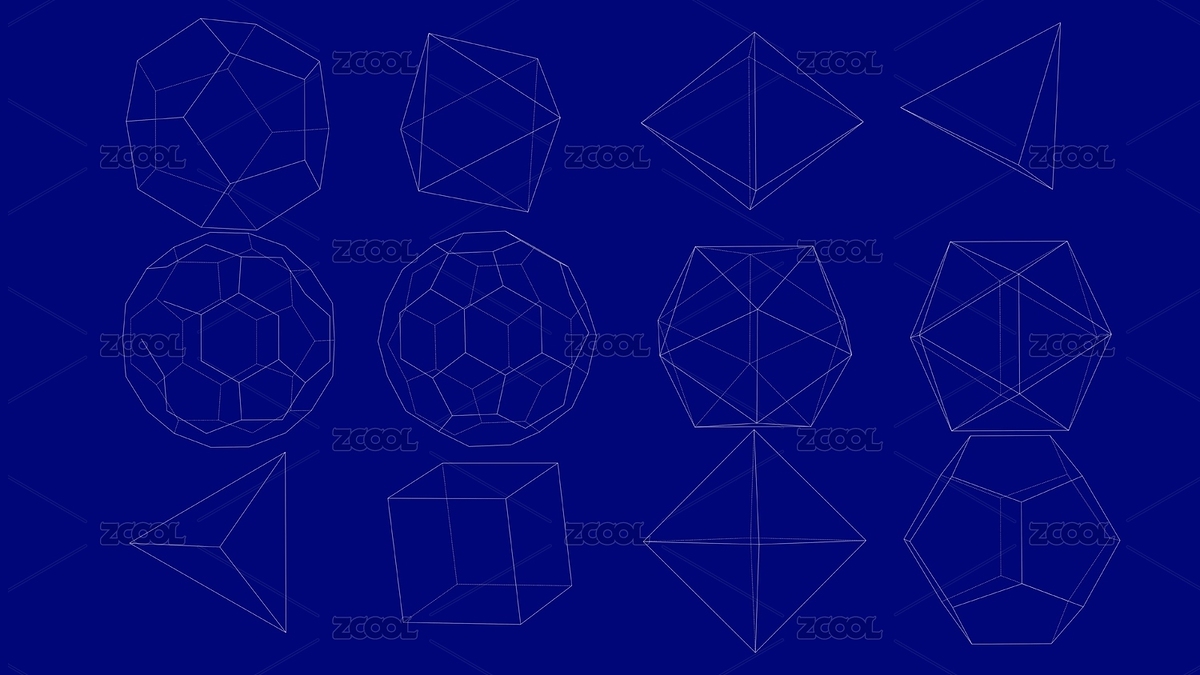 12個(gè)多面體手繪白色線框圖（主預(yù)覽-6274432） - 未分類 - 站酷設(shè)計(jì)師WUWUDEFENSI原創(chuàng)素材 - 站酷ZCOOL