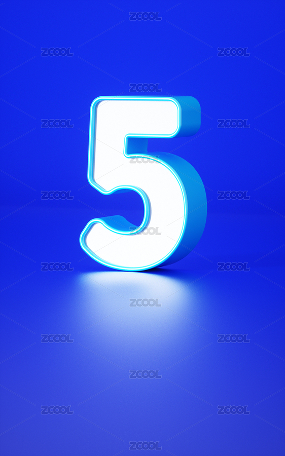 3d蓝色科技数字5立体字倒计时海报字体（主预览-7202780） - 未分类 - 站酷设计师边啃苹果边流浪原创素材 - 站酷ZCOOL