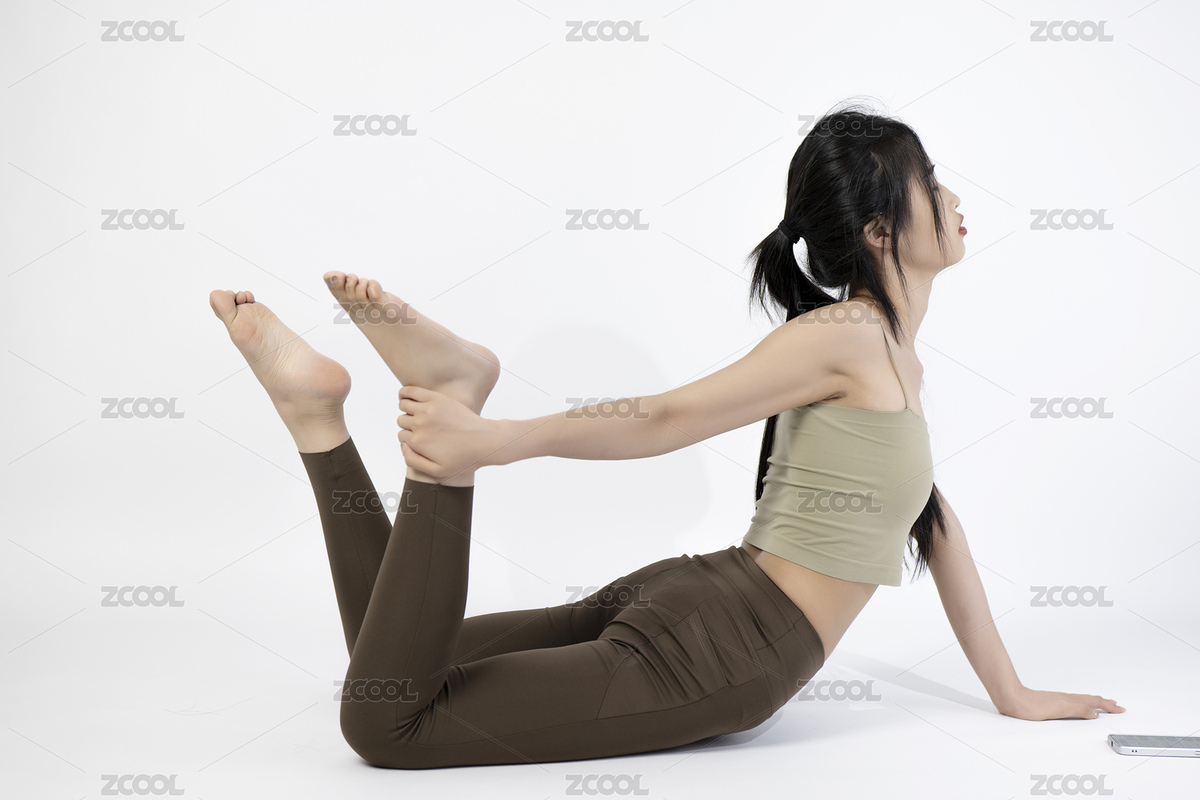 側面視角下練腰的東方女子（主預覽-6595098） - 未分類 - 站酷設計師文刀伯原創(chuàng)素材 - 站酷ZCOOL