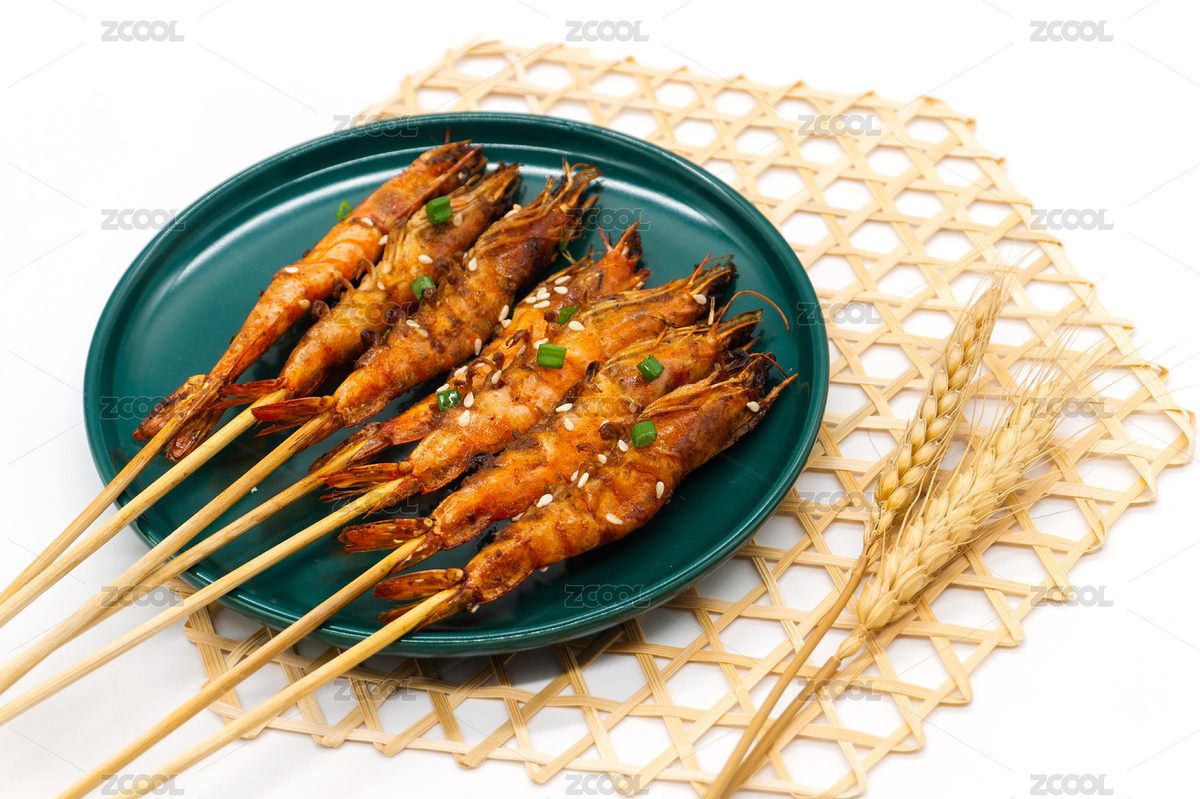 白背景燒烤美食烤大蝦（主預(yù)覽-8729138） - 未分類 - 站酷設(shè)計師范范0809原創(chuàng)素材 - 站酷ZCOOL