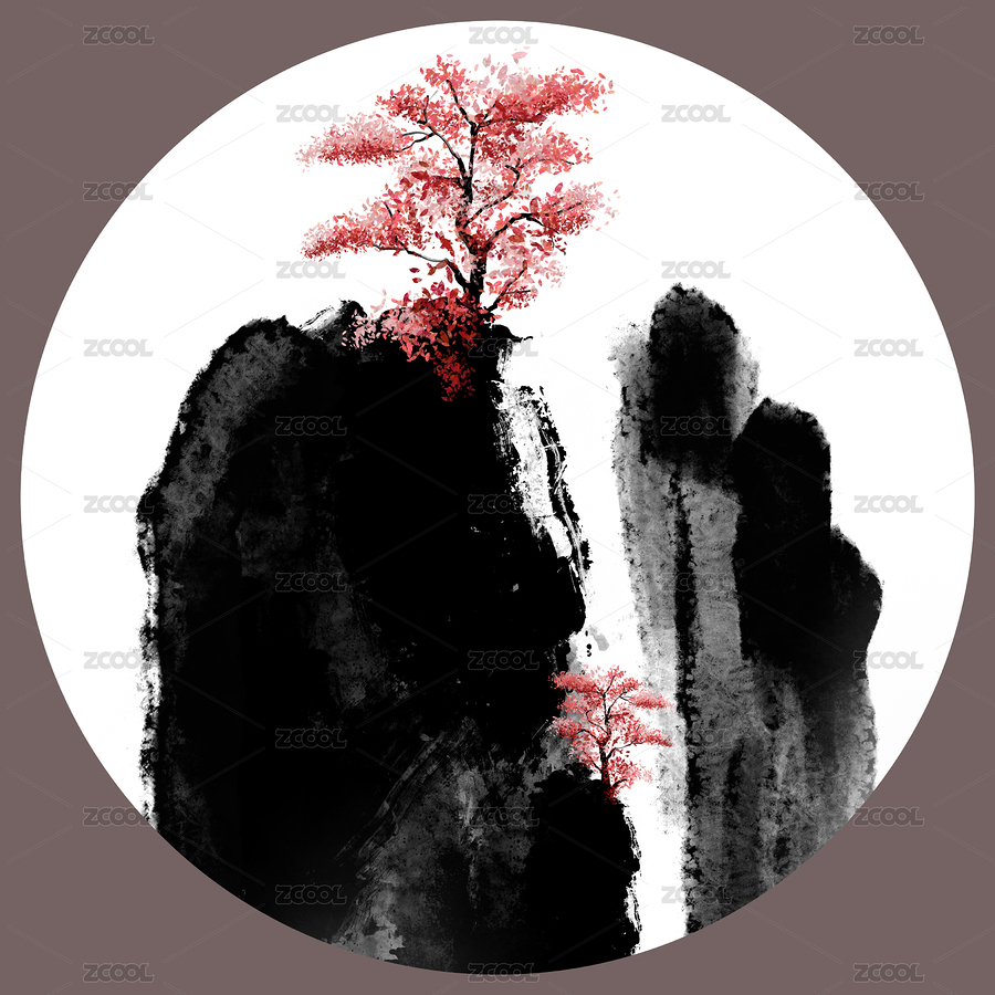 新中式水墨裝飾畫(huà)（主預(yù)覽-5016447） - 未分類 - 站酷設(shè)計(jì)師秋禪境原創(chuàng)素材 - 站酷ZCOOL