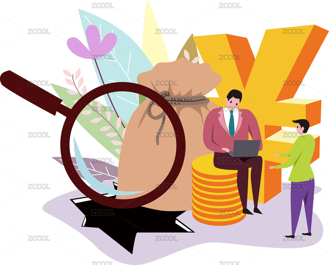 資本市場在開放中提高監(jiān)管水平，金融風(fēng)險(xiǎn)概念插畫（主預(yù)覽-8419878） - 未分類 - 站酷設(shè)計(jì)師獵茶人原創(chuàng)素材 - 站酷ZCOOL