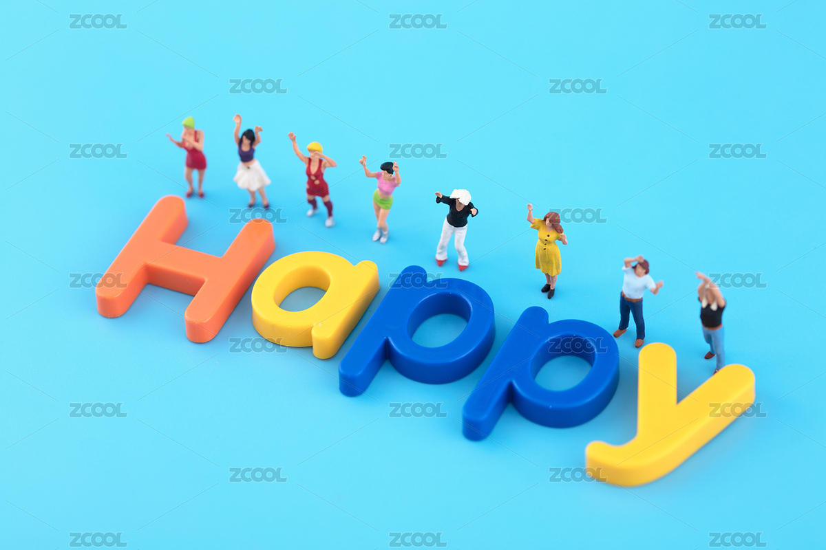 微縮創(chuàng)意快樂(lè)生活happy（主預(yù)覽-6646656） - 未分類(lèi) - 站酷設(shè)計(jì)師小羽怪原創(chuàng)素材 - 站酷ZCOOL