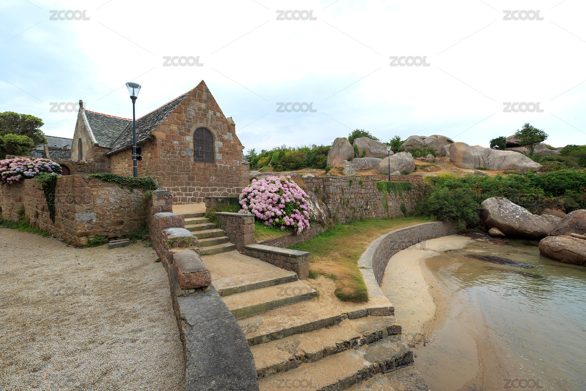 法國布列塔尼玫瑰海岸邊上的石頭房屋（主預覽-579137） - 未分類 - 站酷設計師北斗星云原創(chuàng)素材 - 站酷ZCOOL