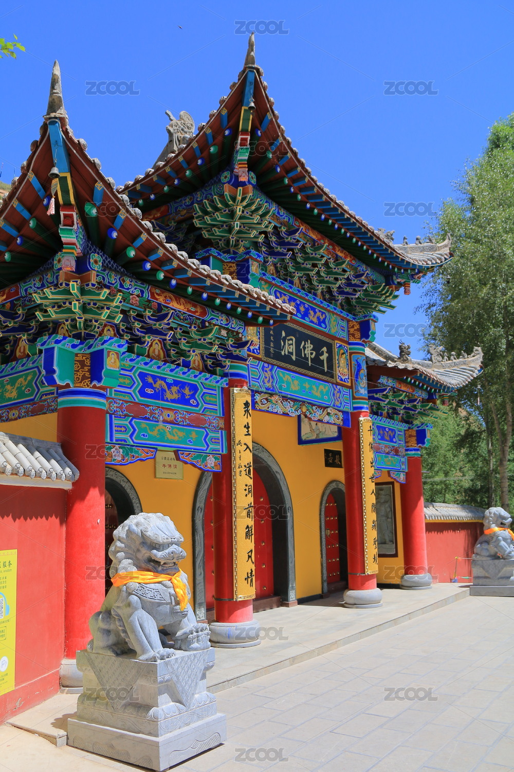 甘肃张掖马蹄寺